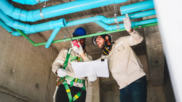 plumbing work in buildings.